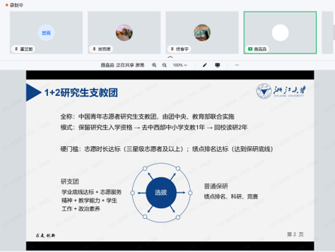 “ACT“系列讲座之推荐免试研究生经验分享会